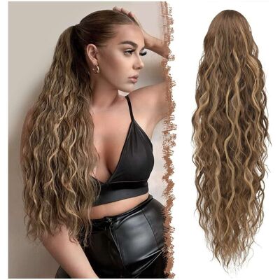 Inny producent Koński ogon na wsuwki doczepiane Treska Peruka damska 65cm Miodowy blond Inny producent Koński ogon na wsuwki doczepiane Treska Peruka damska 65cm Miodowy blond