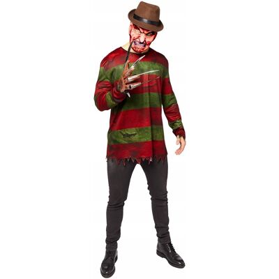 AMSCAN Kostium dla dorosłych Freddy Krueger Koszmar Ulicy Wiązów Halloween roz. L AMSCAN Kostium dla dorosłych Freddy Krueger Koszmar Ulicy Wiązów Halloween roz. L