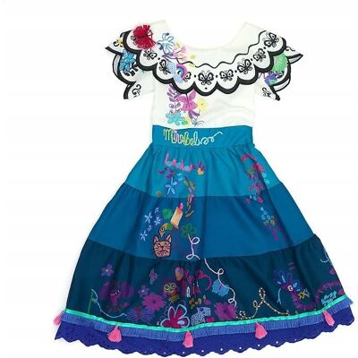 Kostium Dziecięcy Mirabel Encanto Disney Sukienka Z Aplikacjami Haftami 128 Kostium Dziecięcy Mirabel Encanto Disney Sukienka Z Aplikacjami Haftami 128