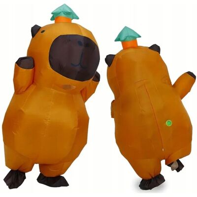 Inna producent Kostium Kapibara Cosplay Dmuchany Z Pompką W Zestawie Halloween Przebranie Inna producent Kostium Kapibara Cosplay Dmuchany Z Pompką W Zestawie Halloween Przebranie