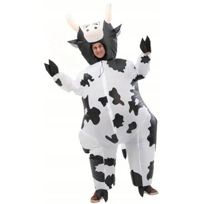 Inny producent Kostium Krowa Cosplay Dmuchany Z Pompką W Zestawie Halloween Przebranie Inny producent Kostium Krowa Cosplay Dmuchany Z Pompką W Zestawie Halloween Przebranie