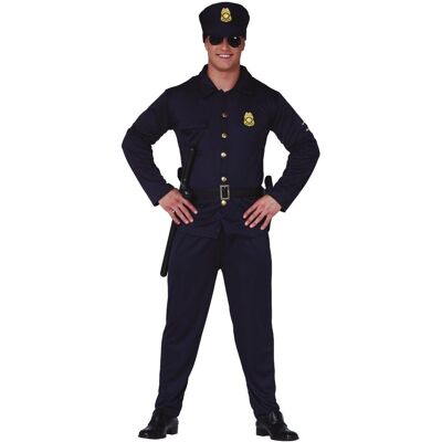 Strój Policjanta dla Dorosłych od Fiestas Guirca - Rozmiar 46-48 - Strój Strój Policjanta dla Dorosłych od Fiestas Guirca - Rozmiar 46-48 - Strój