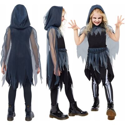 AMSCAN Kostium Strój dziecięcy Kostucha Zjawa Sukienka Halloween 3-4 lata 98-104cm AMSCAN Kostium Strój dziecięcy Kostucha Zjawa Sukienka Halloween 3-4 lata 98-104cm