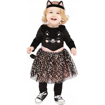 AMSCAN Kostium Strój dziecięcy Kotek Sukienka Halloween 18-24 miesiące 86 cm AMSCAN Kostium Strój dziecięcy Kotek Sukienka Halloween 18-24 miesiące 86 cm