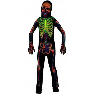 AMSCAN Kostium Szkieletor Świecący w ciemności Halloween 10-12 lat 140-152 cm AMSCAN Kostium Szkieletor Świecący w ciemności Halloween 10-12 lat 140-152 cm