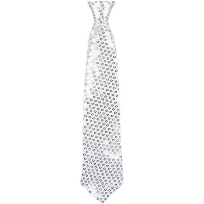 Boland Krawat Błyszczący, Srebrny, 40 Cm Boland Krawat Błyszczący, Srebrny, 40 Cm