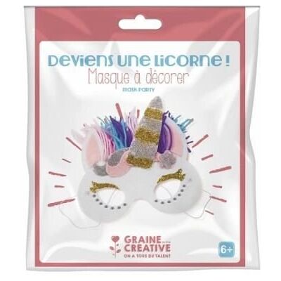 Inny producent Maska do ozdobienia staje się jednorożcem Inny producent Maska do ozdobienia staje się jednorożcem