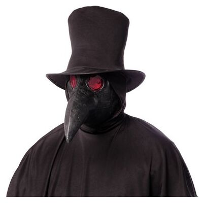Euro Carnavales Maska doktor plaga czarna Euro Carnavales Maska doktor plaga czarna