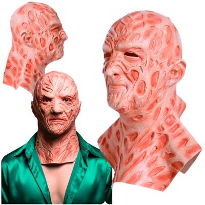 Zolta Maska Freddy Krueger halloween przebranie kostium grozy na imprezę Zolta Maska Freddy Krueger halloween przebranie kostium grozy na imprezę
