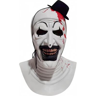 Inny producent Maska Grozy Klaun Straszna Realistyczna Cosplay Kostium Biała 56-62 cm Inny producent Maska Grozy Klaun Straszna Realistyczna Cosplay Kostium Biała 56-62 cm