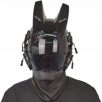 inna (Inny) MASKA KASK CYBERPUNK FUTURYSTYCZNA SAMURAJSKIE ROGI HALLOWEEN IMPREZA inna (Inny) MASKA KASK CYBERPUNK FUTURYSTYCZNA SAMURAJSKIE ROGI HALLOWEEN IMPREZA