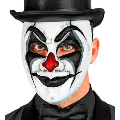 Widmann - Commedia Dell'Arte Clown - Dwukolorowy - Mask Widmann - Commedia Dell'Arte Clown - Dwukolorowy - Mask