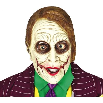 Guirca Maska lateksowa, joker, rozmiar uniwersalny Guirca Maska lateksowa, joker, rozmiar uniwersalny