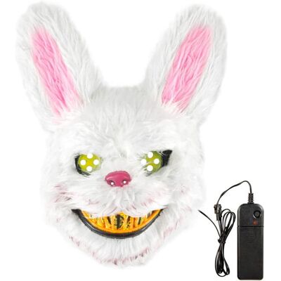 Towar Na Festyny MASKA NA HALLOWEEN KRÓLIK ŚWIECĄCA LED KRWAWEGO KRÓLIKA Towar Na Festyny MASKA NA HALLOWEEN KRÓLIK ŚWIECĄCA LED KRWAWEGO KRÓLIKA