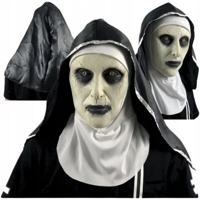 Inny producent Maska Na Halloween Zakonnica Z Horroru Przebranie Impreza Karnawał Strach Inny producent Maska Na Halloween Zakonnica Z Horroru Przebranie Impreza Karnawał Strach