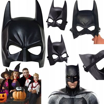 brak danych Maska Na Twarz Halloween Batman Przebranie Czarna Nietoperz Stroj Solidna brak danych Maska Na Twarz Halloween Batman Przebranie Czarna Nietoperz Stroj Solidna