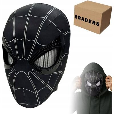 Maska Spiderman / Człowiek Pająk z Ruchomymi Oczami Karnawał Box, Cosplay BRADERS Maska Spiderman / Człowiek Pająk z Ruchomymi Oczami Karnawał Box, Cosplay BRADERS