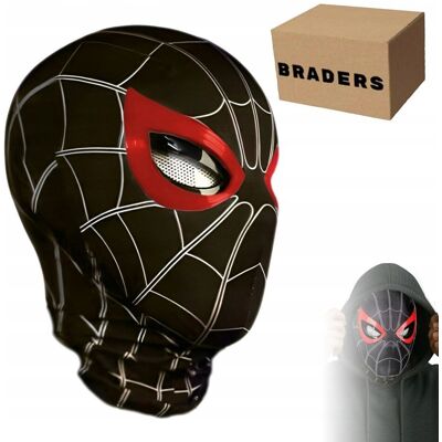 Maska SpiderMan z ruchomymi oczami Człowiek Pająk cosplay karnawał box BRADERS Maska SpiderMan z ruchomymi oczami Człowiek Pająk cosplay karnawał box BRADERS