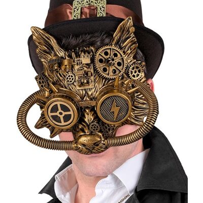 Widmann Maska Złoty Wilk Steampunk Widmann Maska Złoty Wilk Steampunk