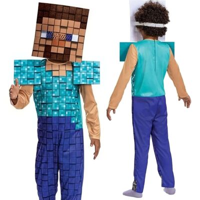 Disguise Minecraft kostium, strój karnawałowy Steve 127-136 cm (7-8 lat) Disguise Minecraft kostium, strój karnawałowy Steve 127-136 cm (7-8 lat)