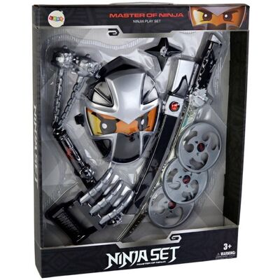 Lean Toys Ninja Zestaw Wojownika Miecz Maska Shuriken Dyski Pazury Kiścień Lean Toys Ninja Zestaw Wojownika Miecz Maska Shuriken Dyski Pazury Kiścień