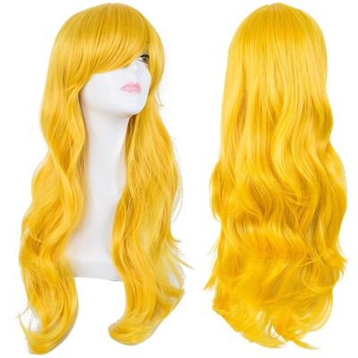 Hopki Peruka Blond Włosy Aurora Śpiąca Królewna Strój Hopki Peruka Blond Włosy Aurora Śpiąca Królewna Strój
