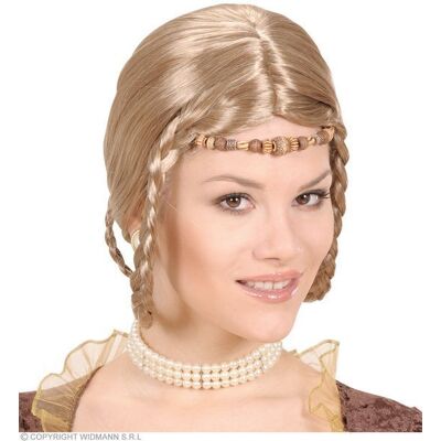 Widmann Peruka Cersei z warkoczykiem, blond, rozmiar uniwersalny Widmann Peruka Cersei z warkoczykiem, blond, rozmiar uniwersalny