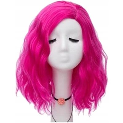 DKM Peruka cosplay 40 cm bob glam rock fuksja DKM Peruka cosplay 40 cm bob glam rock fuksja