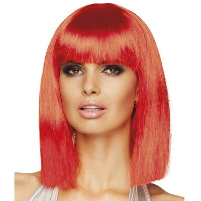 Boland Long Bob - Taniec neonowa czerwień - Akcesorium na Halloween Boland Long Bob - Taniec neonowa czerwień - Akcesorium na Halloween