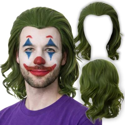 Hopki PERUKA JOKERA ZIELONE WŁOSY KLAUN JOKER COSPLAY STRÓJ NA HALLOWEEN Hopki PERUKA JOKERA ZIELONE WŁOSY KLAUN JOKER COSPLAY STRÓJ NA HALLOWEEN
