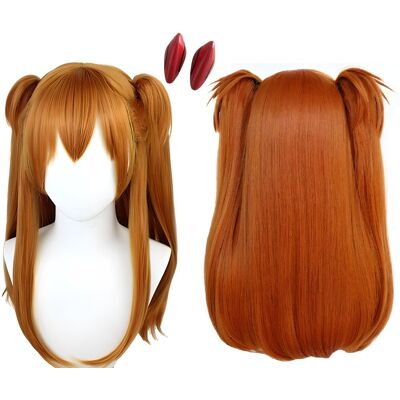 Hopki Peruka Włosy Asuka Langley Soryu Anime Cosplay Hopki Peruka Włosy Asuka Langley Soryu Anime Cosplay