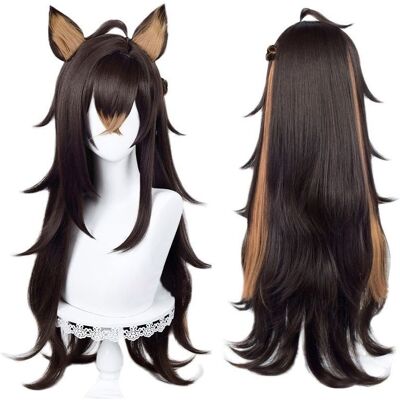 Hopki Peruka Włosy Dehya Genshin Impact Anime Cosplay Hopki Peruka Włosy Dehya Genshin Impact Anime Cosplay