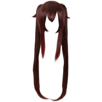 Hopki Peruka Włosy Hu Tao Kostium Anime Cosplay Hopki Peruka Włosy Hu Tao Kostium Anime Cosplay