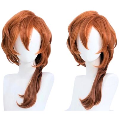 Hopki Peruka Włosy Rude Wig Chuuya Nakahara Kostium Anime Cosplay Dla Dorosłych Hopki Peruka Włosy Rude Wig Chuuya Nakahara Kostium Anime Cosplay Dla Dorosłych