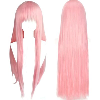 Hopki Peruka Włosy Zero Two Cosplay Anime Kostium 73 cm Hopki Peruka Włosy Zero Two Cosplay Anime Kostium 73 cm