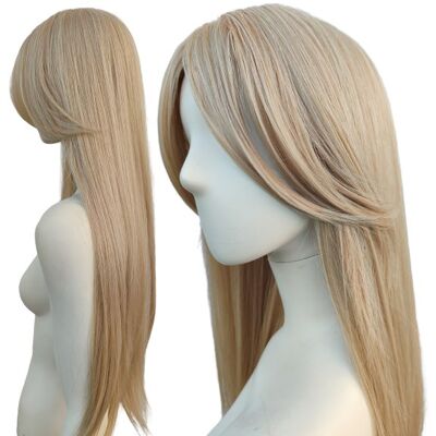 Wonderlandia Peruka Z Długą Grzywką Platynowy Zimny Blond Barbie Cosplay Długa 90Cm Hr Wonderlandia Peruka Z Długą Grzywką Platynowy Zimny Blond Barbie Cosplay Długa 90Cm Hr