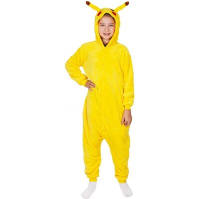Springos Piżama Jednoczęściowa Kigurumi Dziecięcy Kombinezon Pikachu Rozmiar 130-140 Cm Springos Piżama Jednoczęściowa Kigurumi Dziecięcy Kombinezon Pikachu Rozmiar 130-140 Cm