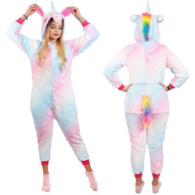 Piżama Kigurumi Jednorożec Springos Kombinezon Jednoczęściowy Damski Rozmiar S Piżama Kigurumi Jednorożec Springos Kombinezon Jednoczęściowy Damski Rozmiar S