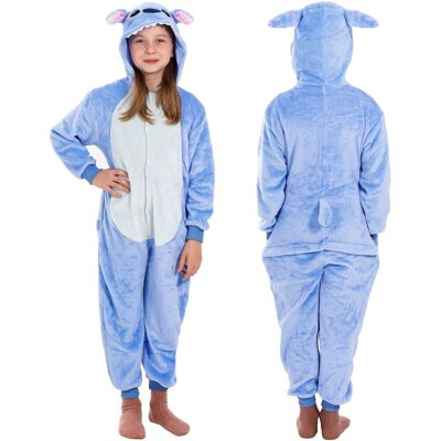 Springos Piżama Kigurumi Stitch Kombinezon Jednoczęściowy Dziecięcy Rozmiar 130-140 Cm Springos Piżama Kigurumi Stitch Kombinezon Jednoczęściowy Dziecięcy Rozmiar 130-140 Cm