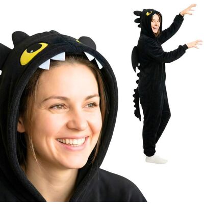 Nerd Hunters Piżama Onesie Kigurumi Kostium Przebranie Szczerbatek L: 165 - 175cm Nerd Hunters Piżama Onesie Kigurumi Kostium Przebranie Szczerbatek L: 165 - 175cm