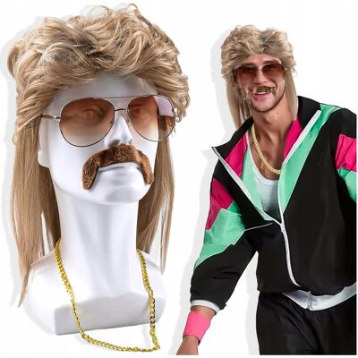 inna (Inny) PRZEBRANIE LATA 70 80 90 RETRO OKULARY PERUKA STRÓJ ROCKMAN ALVARO DISCO inna (Inny) PRZEBRANIE LATA 70 80 90 RETRO OKULARY PERUKA STRÓJ ROCKMAN ALVARO DISCO