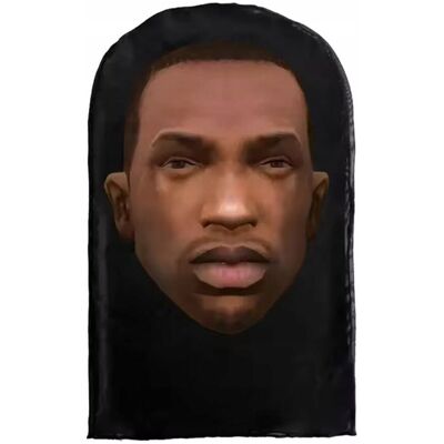 Inny producent Śmieszna maska CJ Carl Johnson GTA San Andreas twarz prezent Inny producent Śmieszna maska CJ Carl Johnson GTA San Andreas twarz prezent