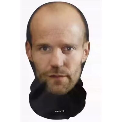 Inny producent Śmieszna maska Jason Statham prezent Inny producent Śmieszna maska Jason Statham prezent