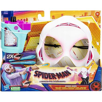 Hasbro SPIDERMAN SPIDEY I SUPER KUMPLE mini blaster + maska Spider Gwen Hasbro SPIDERMAN SPIDEY I SUPER KUMPLE mini blaster + maska Spider Gwen