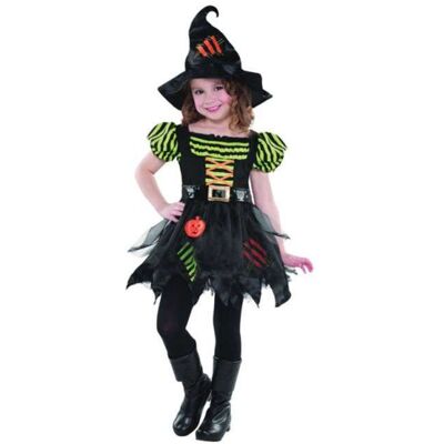 AMSCAN Strój dla dzieci Dyniowa Czarownica, Halloween, rozm. 128/134 AMSCAN Strój dla dzieci Dyniowa Czarownica, Halloween, rozm. 128/134