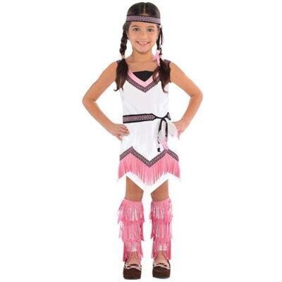 AMSCAN Strój dla dzieci Indianka, rozmiar 98/104cm AMSCAN Strój dla dzieci Indianka, rozmiar 98/104cm