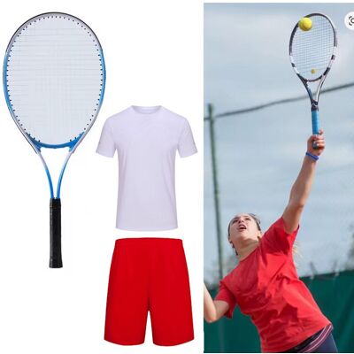 ALTERA Strój do Tenisa +rakieta Jak Hubert Hurkacz Przebranie Tenisista 130/134 ALTERA Strój do Tenisa +rakieta Jak Hubert Hurkacz Przebranie Tenisista 130/134