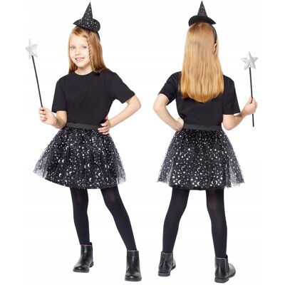 AMSCAN Strój dziecięcy Czarownica Czarodziejka Halloween 3-8 lat niemiecka jakość AMSCAN Strój dziecięcy Czarownica Czarodziejka Halloween 3-8 lat niemiecka jakość