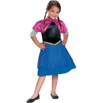 Disguise Strój karnawałowy Disney Kraina Lodu Anna Frozen Księżniczka 98-110 cm (3-4 lata) Disguise Strój karnawałowy Disney Kraina Lodu Anna Frozen Księżniczka 98-110 cm (3-4 lata)