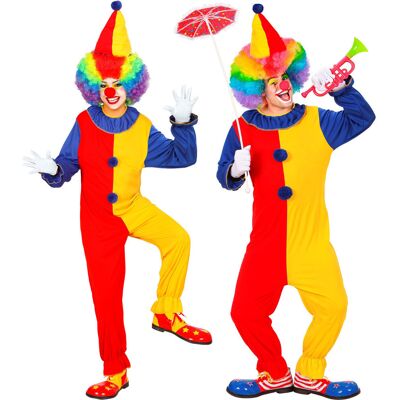 Widmann Strój Klaun Klasyczny Przebranie Kolorowy Cyrkowiec Kostium Halloween XS Widmann Strój Klaun Klasyczny Przebranie Kolorowy Cyrkowiec Kostium Halloween XS